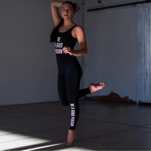 Be A Good Person (BAGP) Black Leggings – Size Small - Picture 1 of 4